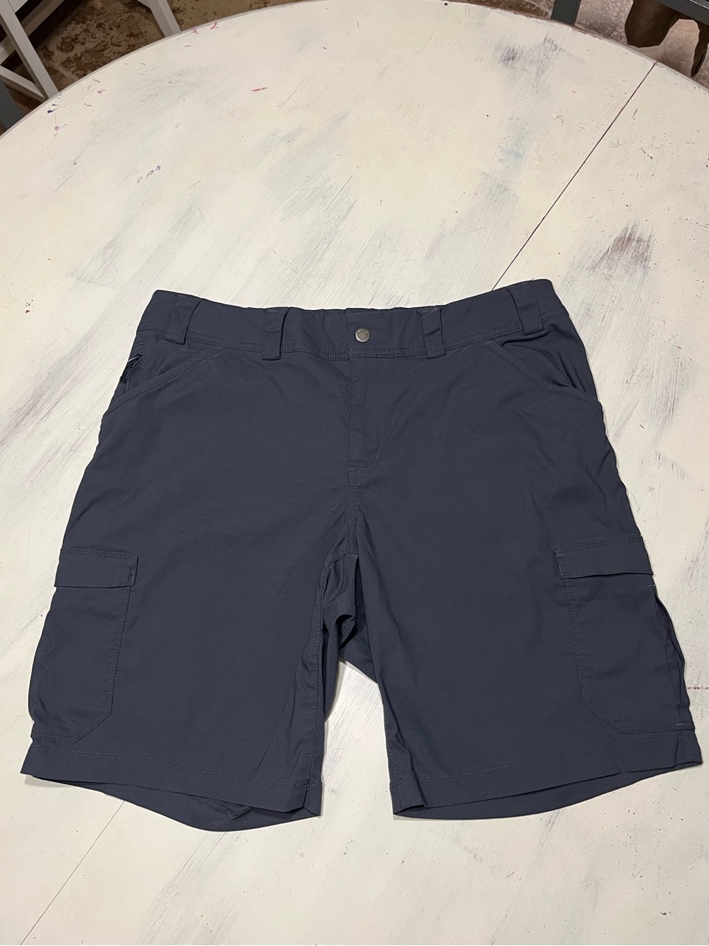 Duluth Trading Women’s Cargo Shorts 10” Inseam Nylon Stretch Outdoors Sz 16